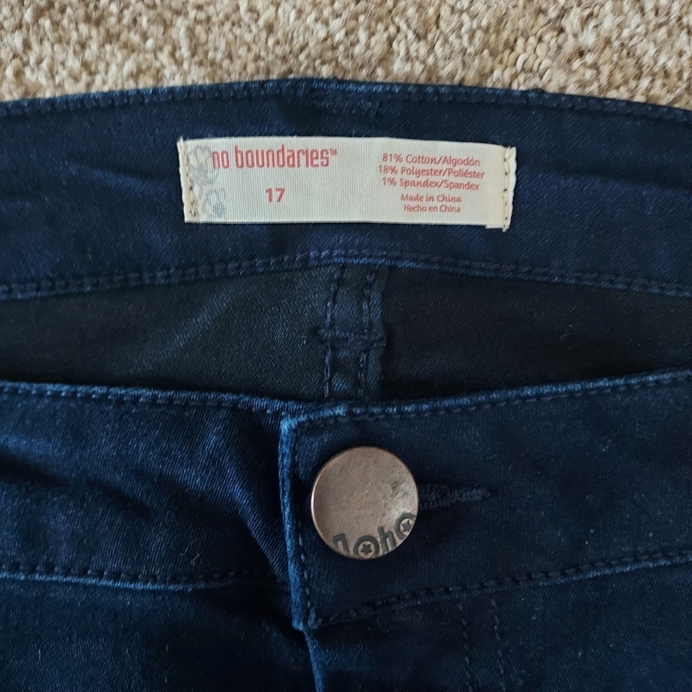 No Boundaries Navy Blue Denim Pants